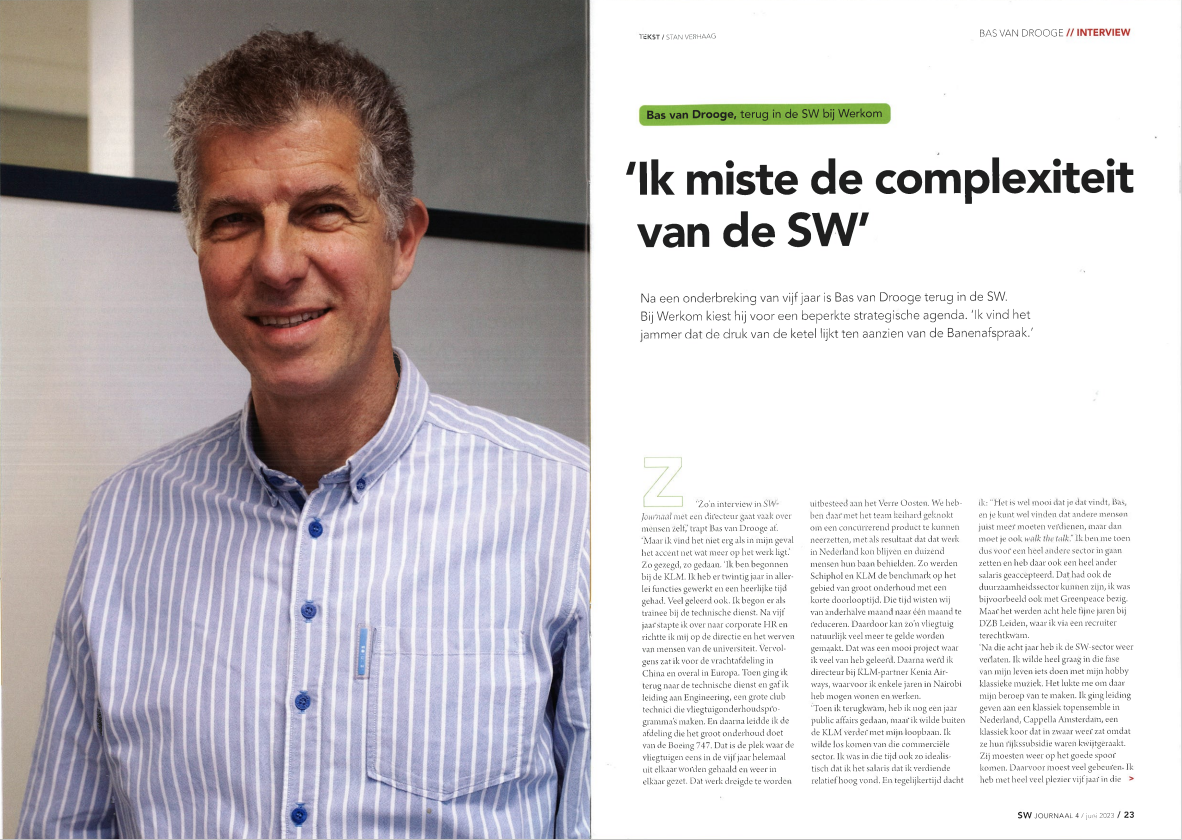 artikel: Bas van Drooge terug in de SW