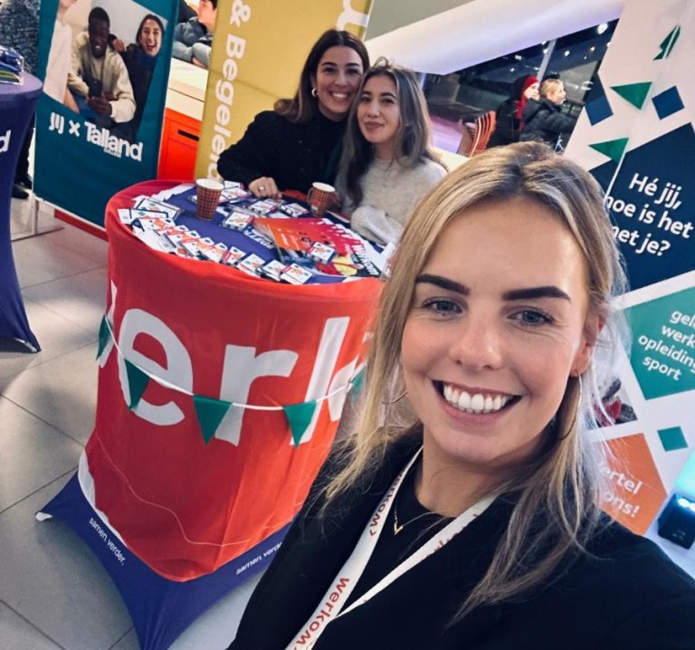 Werkom bij  open dag van Talland College