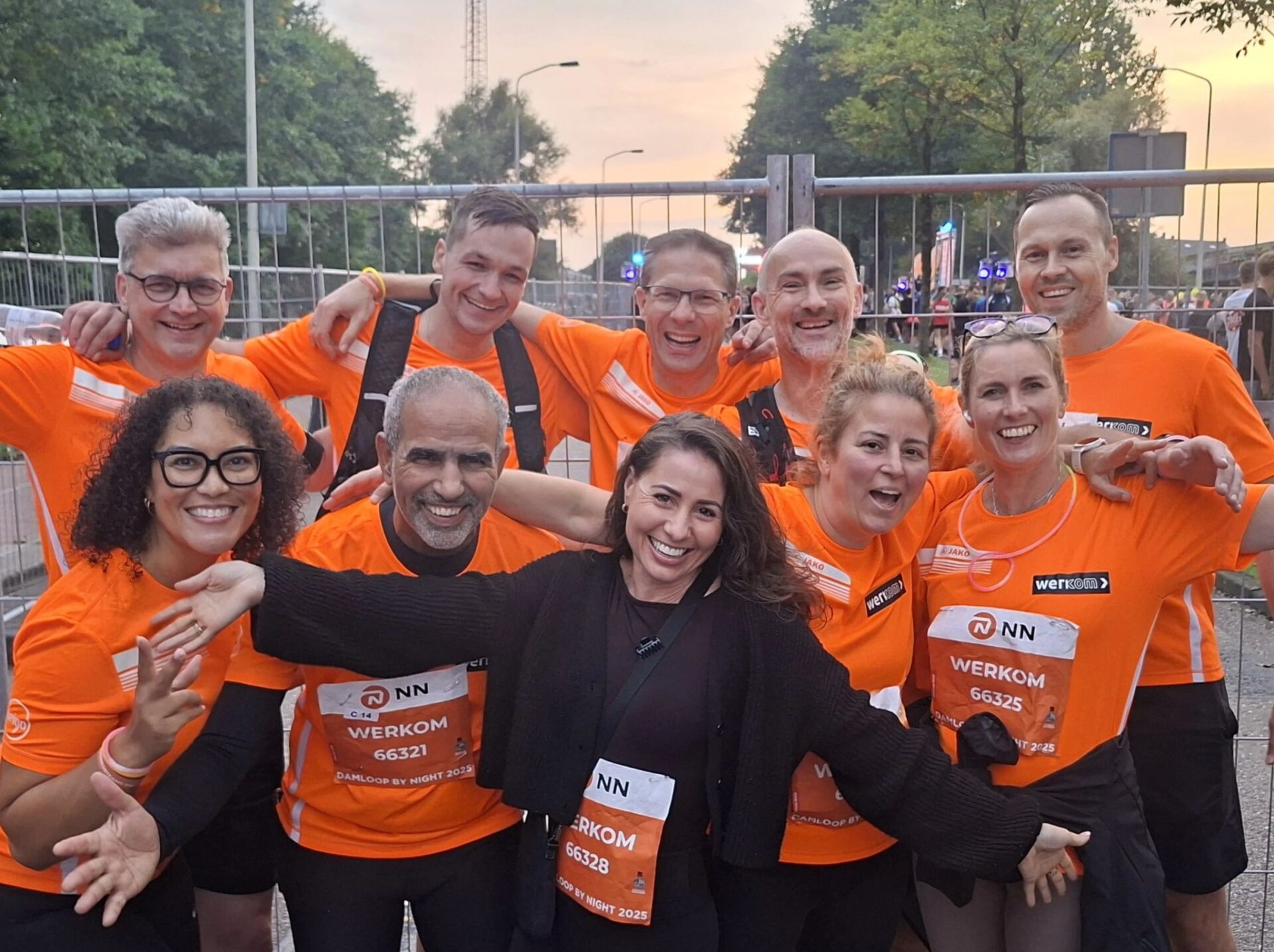 foto: Damloop by Night de Werkom-lopers.